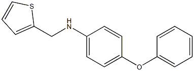 4-phenoxy-N-(thiophen-2-ylmethyl)aniline Struktur