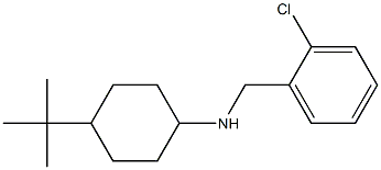 4-tert-butyl-N-[(2-chlorophenyl)methyl]cyclohexan-1-amine Struktur