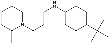 4-tert-butyl-N-[3-(2-methylpiperidin-1-yl)propyl]cyclohexan-1-amine Struktur