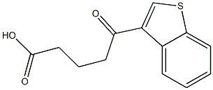 5-(1-benzothiophen-3-yl)-5-oxopentanoic acid Struktur