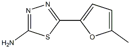 5-(5-methylfuran-2-yl)-1,3,4-thiadiazol-2-amine Struktur