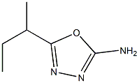 5-(butan-2-yl)-1,3,4-oxadiazol-2-amine Struktur