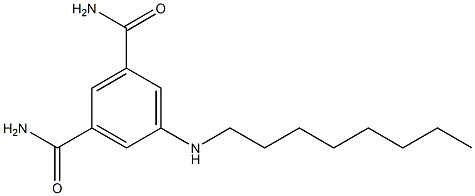 5-(octylamino)benzene-1,3-dicarboxamide Struktur