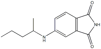 5-(pentan-2-ylamino)-2,3-dihydro-1H-isoindole-1,3-dione Struktur