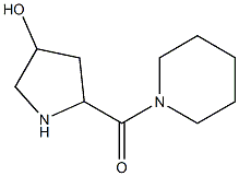 5-(piperidin-1-ylcarbonyl)pyrrolidin-3-ol Struktur