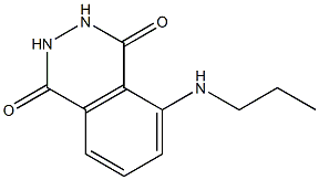 5-(propylamino)-1,2,3,4-tetrahydrophthalazine-1,4-dione Struktur