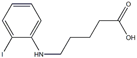 5-[(2-iodophenyl)amino]pentanoic acid Struktur