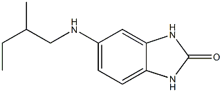 5-[(2-methylbutyl)amino]-2,3-dihydro-1H-1,3-benzodiazol-2-one Struktur