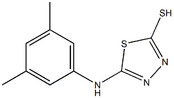 5-[(3,5-dimethylphenyl)amino]-1,3,4-thiadiazole-2-thiol Struktur