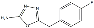 5-[(4-fluorophenyl)methyl]-1,3,4-oxadiazol-2-amine Struktur