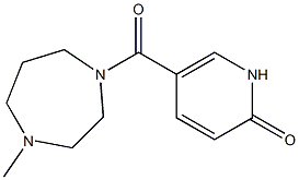 5-[(4-methyl-1,4-diazepan-1-yl)carbonyl]-1,2-dihydropyridin-2-one Struktur