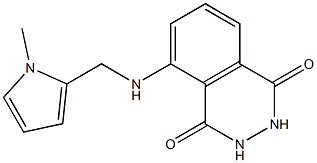 5-{[(1-methyl-1H-pyrrol-2-yl)methyl]amino}-1,2,3,4-tetrahydrophthalazine-1,4-dione Struktur