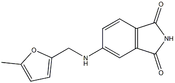 5-{[(5-methylfuran-2-yl)methyl]amino}-2,3-dihydro-1H-isoindole-1,3-dione Struktur