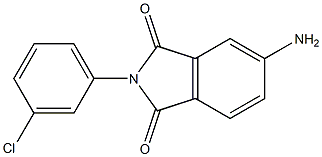 5-amino-2-(3-chlorophenyl)-2,3-dihydro-1H-isoindole-1,3-dione Struktur