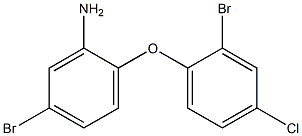 5-bromo-2-(2-bromo-4-chlorophenoxy)aniline Struktur