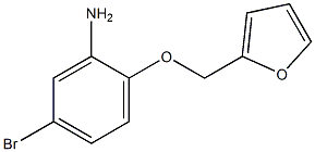 5-bromo-2-(furan-2-ylmethoxy)aniline Struktur