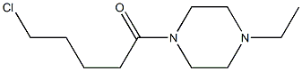 5-chloro-1-(4-ethylpiperazin-1-yl)pentan-1-one Struktur