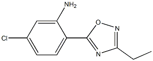 5-chloro-2-(3-ethyl-1,2,4-oxadiazol-5-yl)aniline Struktur