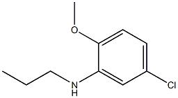 5-chloro-2-methoxy-N-propylaniline Struktur