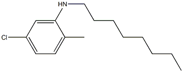 5-chloro-2-methyl-N-octylaniline Struktur