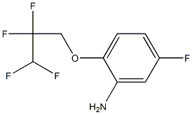 5-fluoro-2-(2,2,3,3-tetrafluoropropoxy)aniline Struktur