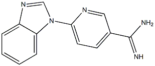 6-(1H-benzimidazol-1-yl)pyridine-3-carboximidamide Struktur