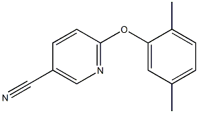 6-(2,5-dimethylphenoxy)nicotinonitrile Struktur