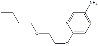 6-(2-butoxyethoxy)pyridin-3-amine Struktur