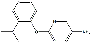 6-(2-isopropylphenoxy)pyridin-3-amine Struktur