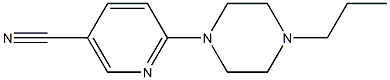 6-(4-propylpiperazin-1-yl)nicotinonitrile Struktur