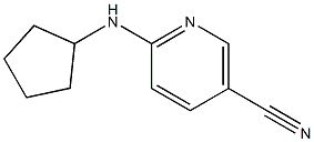 6-(cyclopentylamino)nicotinonitrile Struktur