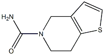 6,7-dihydrothieno[3,2-c]pyridine-5(4H)-carboxamide Struktur