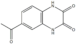 6-acetyl-1,2,3,4-tetrahydroquinoxaline-2,3-dione Struktur