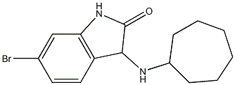 6-bromo-3-(cycloheptylamino)-2,3-dihydro-1H-indol-2-one Struktur