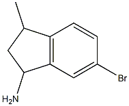 6-bromo-3-methyl-2,3-dihydro-1H-inden-1-amine Struktur