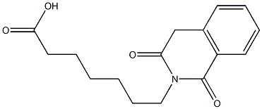 7-(1,3-dioxo-1,2,3,4-tetrahydroisoquinolin-2-yl)heptanoic acid Struktur