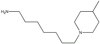 7-(4-methylpiperidin-1-yl)heptan-1-amine Struktur