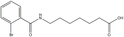 7-[(2-bromobenzoyl)amino]heptanoic acid Struktur