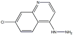 7-chloro-4-hydrazinylquinoline Struktur