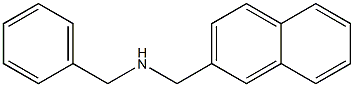 benzyl(naphthalen-2-ylmethyl)amine Struktur