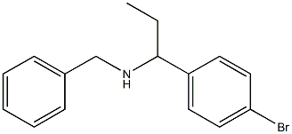 benzyl[1-(4-bromophenyl)propyl]amine Struktur