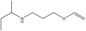 butan-2-yl[3-(ethenyloxy)propyl]amine Struktur