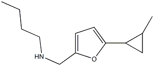 butyl({[5-(2-methylcyclopropyl)furan-2-yl]methyl})amine Struktur