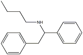 butyl(1,2-diphenylethyl)amine Struktur