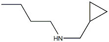 butyl(cyclopropylmethyl)amine Struktur