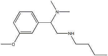 butyl[2-(dimethylamino)-2-(3-methoxyphenyl)ethyl]amine Struktur