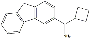 cyclobutyl(9H-fluoren-3-yl)methanamine Struktur