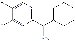 cyclohexyl(3,4-difluorophenyl)methanamine Struktur