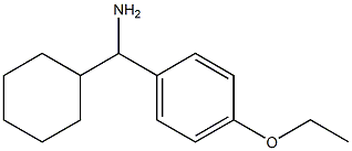 cyclohexyl(4-ethoxyphenyl)methanamine Struktur