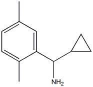 cyclopropyl(2,5-dimethylphenyl)methanamine Struktur